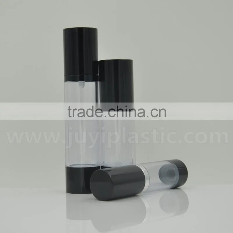 Plastic cosmetic bottles, airless pump bottles for packaging,plastic bottles