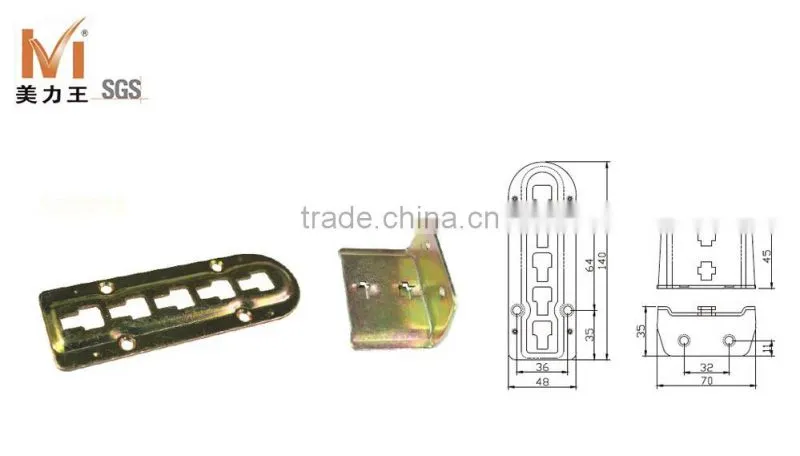 MLW steel furniture bracket hardware for bed