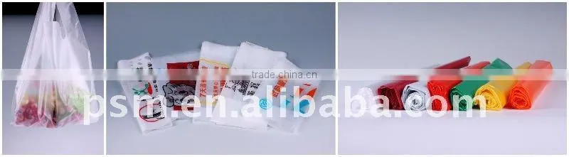 Bioplastic shopping bags made from plant starch