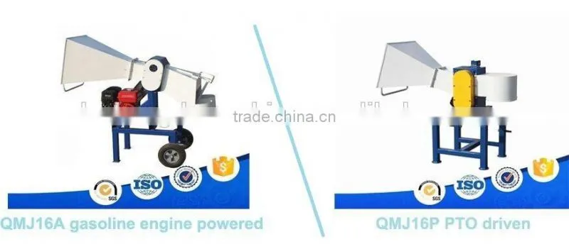 Stable performance pto driven wood chipper/ wood crusher machine/ wood cutting machine
