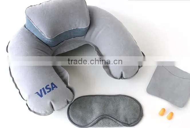 pvc inflatable travel pillow