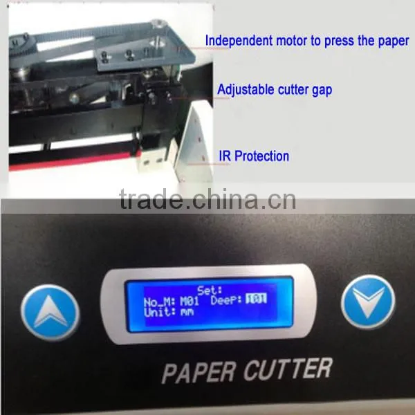 A3 a4 size electric guillotine paper cutter machine
