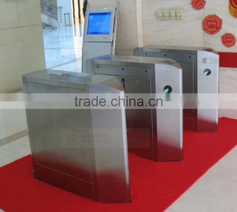 Swing Gate with stainless steel and multi devices interconnecting using RFID card