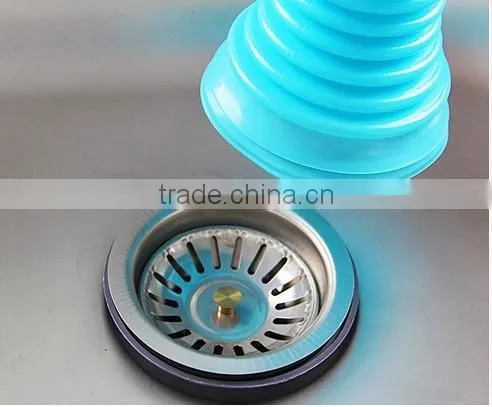 Cleaning tool Plastic Cleaning Toilet Suck with Brush Portable Toilet Suck Drain Cleaning Tool