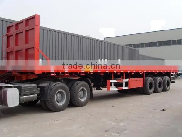 hot sale flat bed semi trailer for container