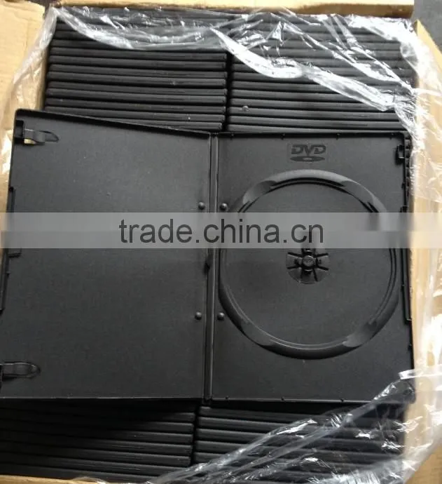 14MM Polish CD DVD CASE For sale, Matte finish single/double DVD Case for Disc