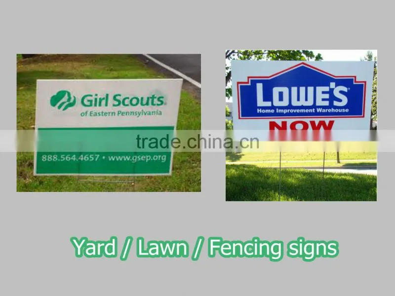 custom Outdoor Coroplast Printing