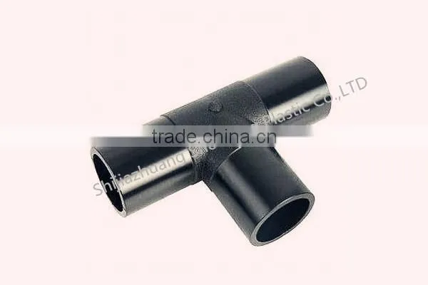 new HDPE Equal Tee Plastic Pipe Fittings PE100
