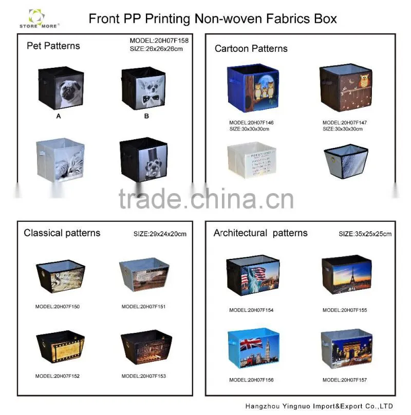 Hot Sale Front PP Printing Living Box Storage