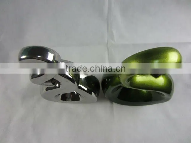Electroplated porcelain home decoration