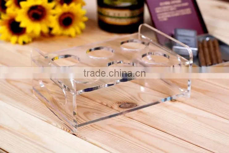 Best Price Rectangle acrylic bullet shot glass display holders