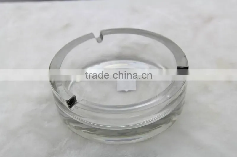 glass ashtray, 13cm round glass ashtray,round clear glass ashtray