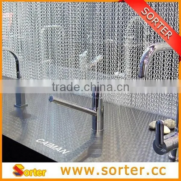 Colourful double jack chain metal hook link chain curtains