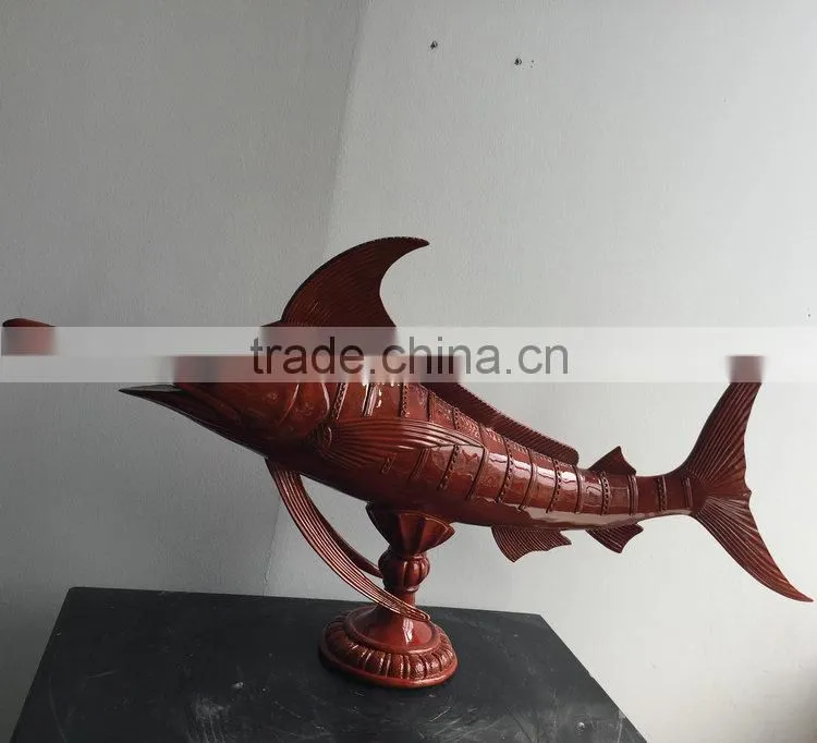 Resin fish figurine statue