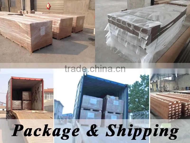 4x8 pvc foam sheet plastic and wood composition sheet for building/construction