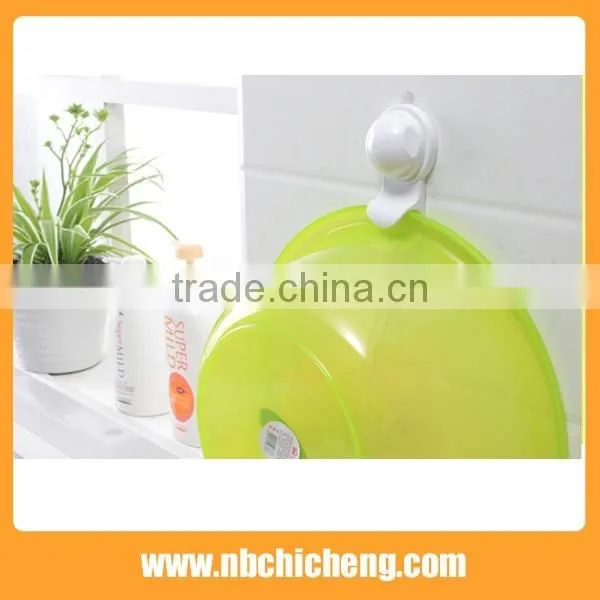 Hook with suction cup basin hook plastic