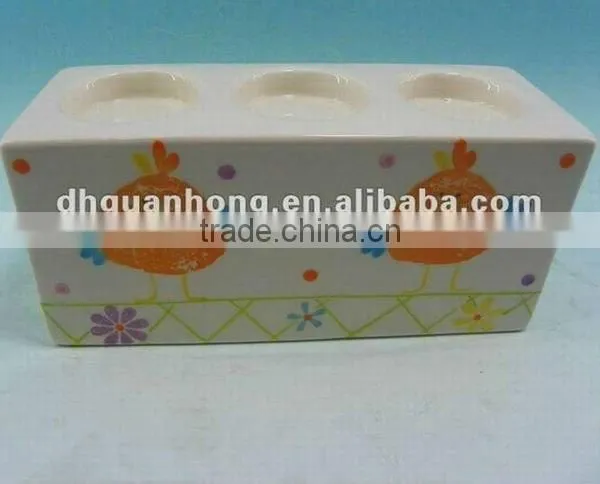 porcelain or ceramic candle holder