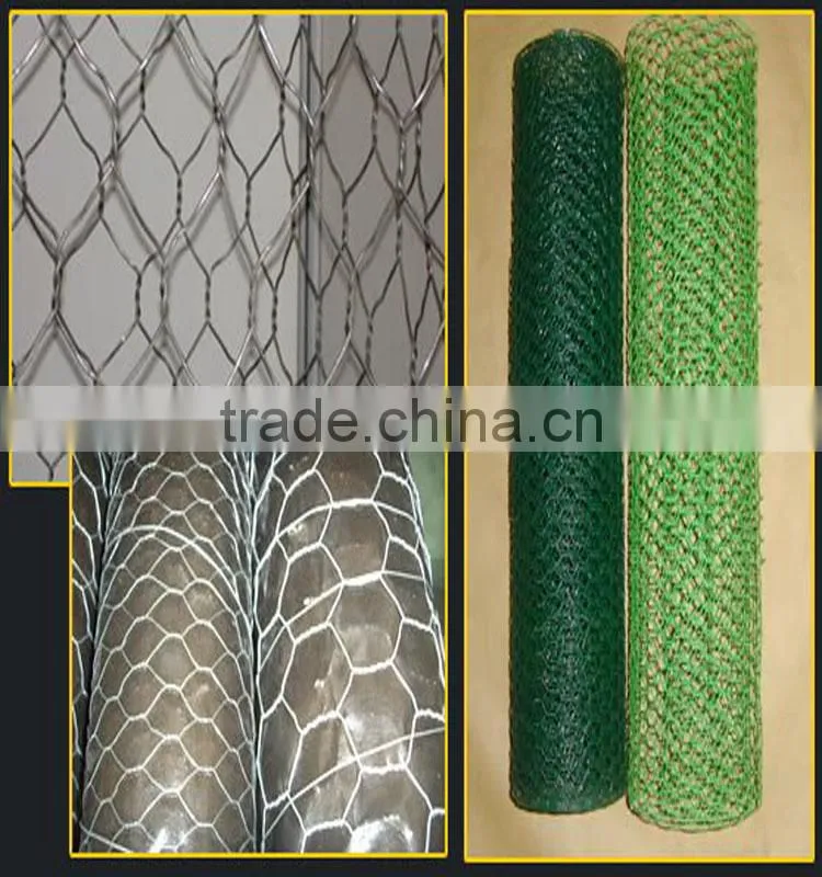 Anping country offer galvanized rabbit cage chicken fence hexagonal wire mesh
