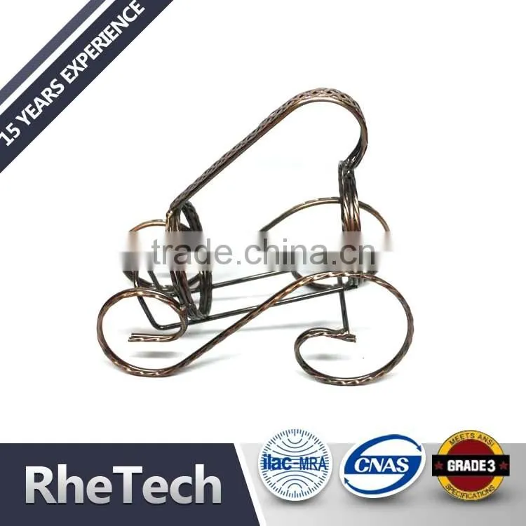 Household Moon Shape Metal Decorative Red Wine Bottle Rack Holder
