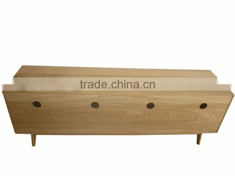 popular product of Japanese style 4drawer TV wooden stand