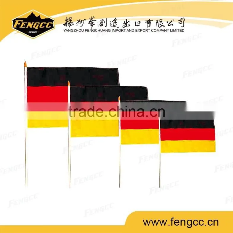 2016 hot sale promotion cheap polyester car flag hand flag