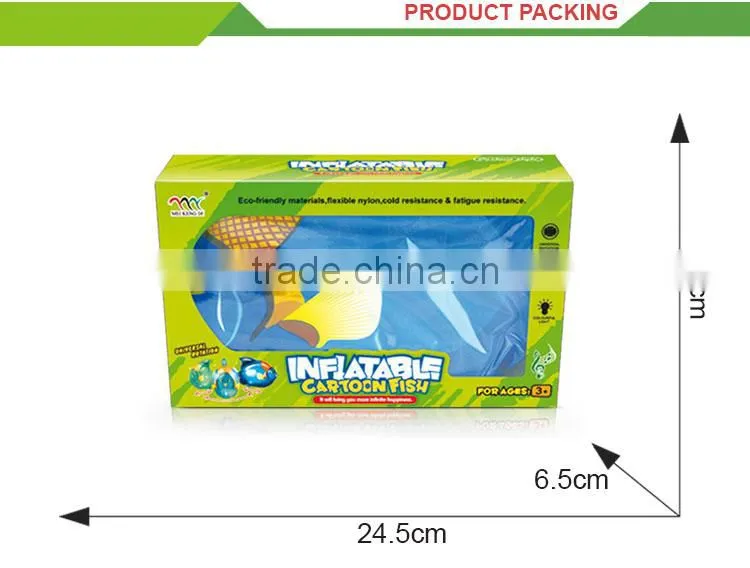 Hot selling kids water game inflatable flying fish towable