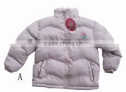 Clothing Lots For Sale Girls Shiny Down Jacket Fujian