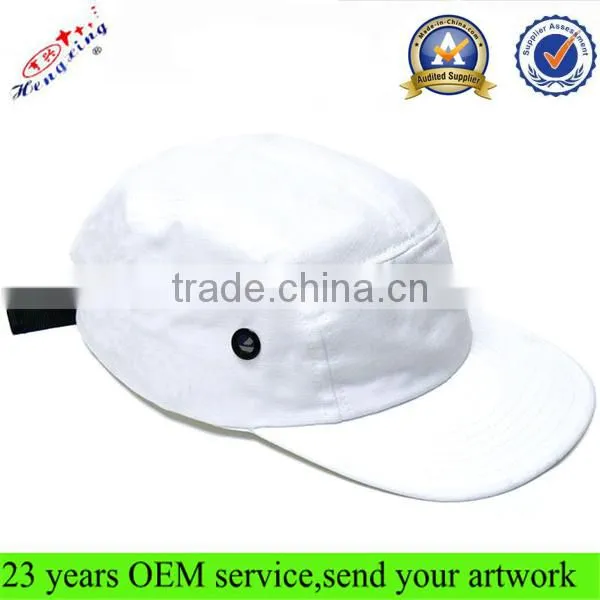 Duck fashion red made in china custom 5 panel hats