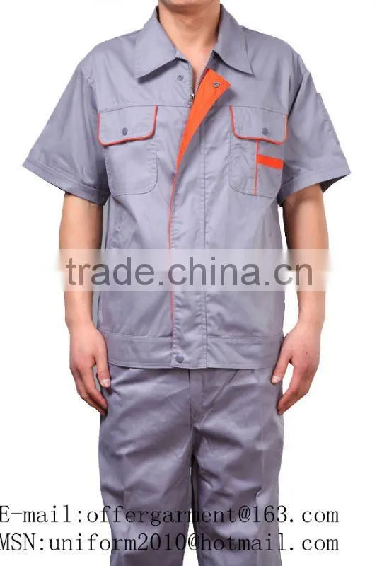 NEW!Man Short Sleeves Working Unifrom Jacket Suits