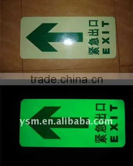 acrylic type printable luminous film for warming sign