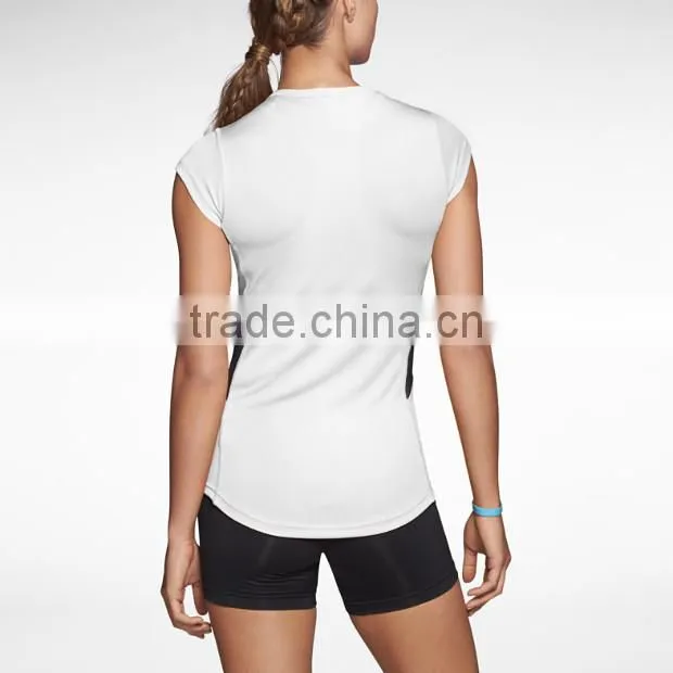 2014 cap sleeves lightweight womens T-shirt