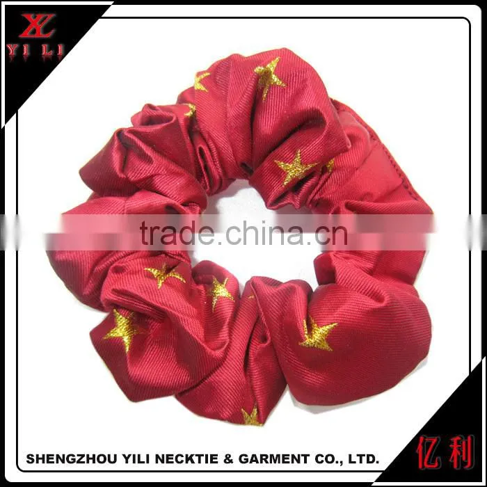 Wholesale Hair accessories Girls pink hair scrunchie