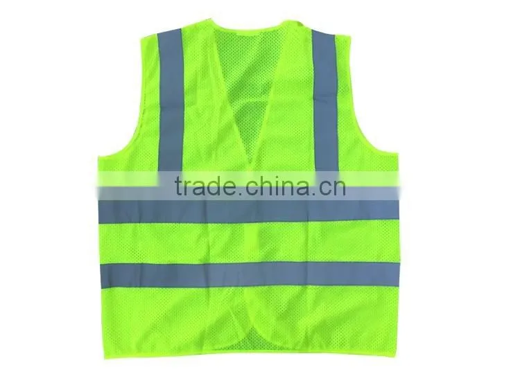 New top sell safety cheap supplier work reflective polyester vest