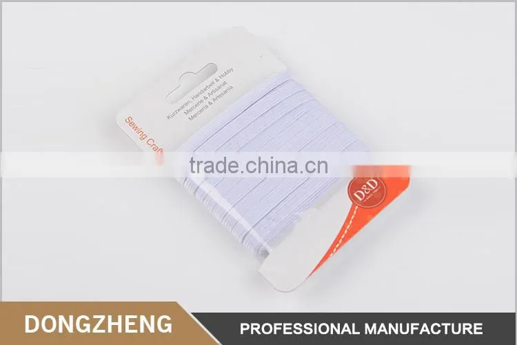 High quality wholesale household woven flat braided elastic bands for sewing