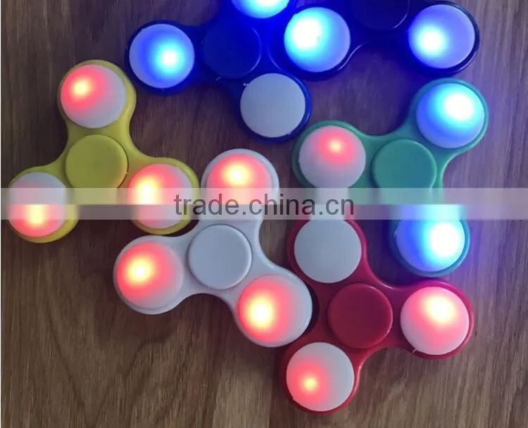 Best Seller 2017 New Toy ABS LED Fidget Spinner Hand Spinner