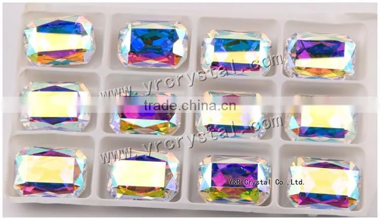 4627 crystal ab color 10*14mm, 13*18mm, 18*25mm, 18.5*27mm octagon fancy stones