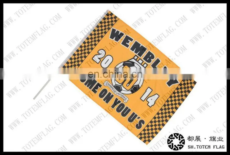 2016 mini stick flags/hand held stick flag promotion/hand held flags