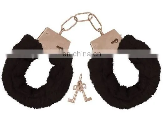 The most popular sexy party metal toy plush Handcuffs fluffy romantic valentine's Day gift promotion adult Sex toys SH2002