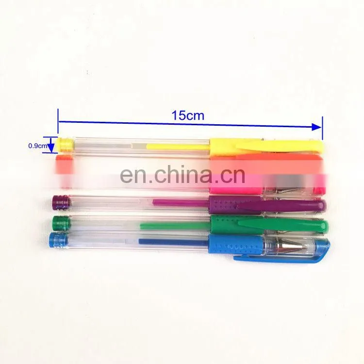 2017 Customized Wholesale Glitter Gel Pen Set Cheap Gel Pens Set