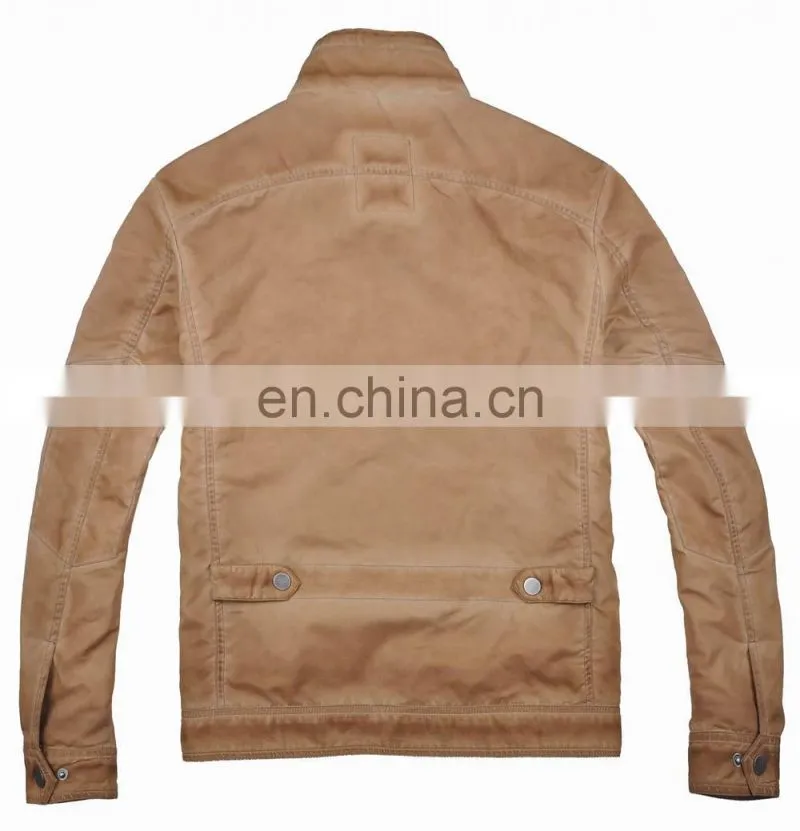 2015 lastest fashion high quality cheap leather jacket China