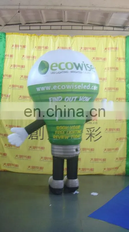 printed popular inflatable ball costume, inflatable costume balloon