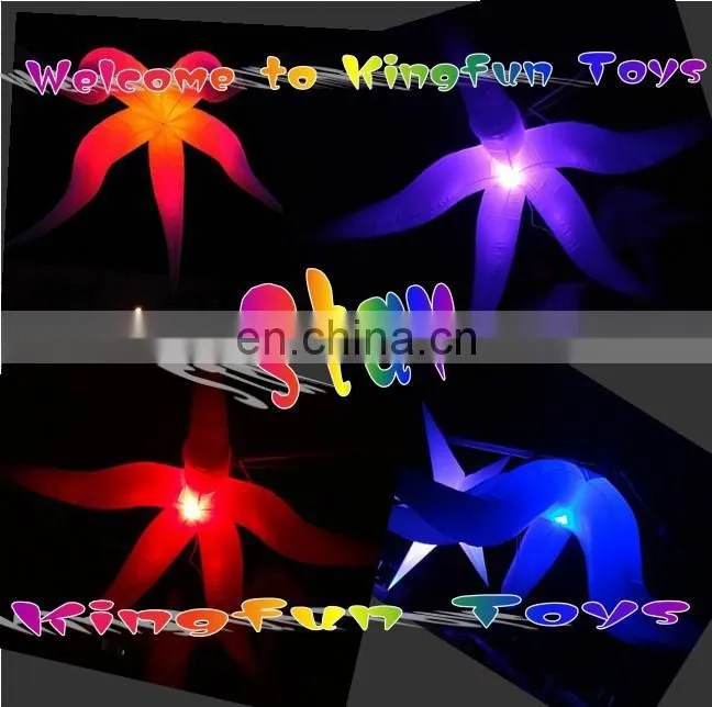 LED hanging inflatable wedding heart