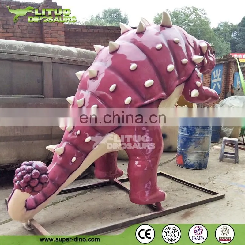 Cute Cartoon Fiberglass Dinosaur Model