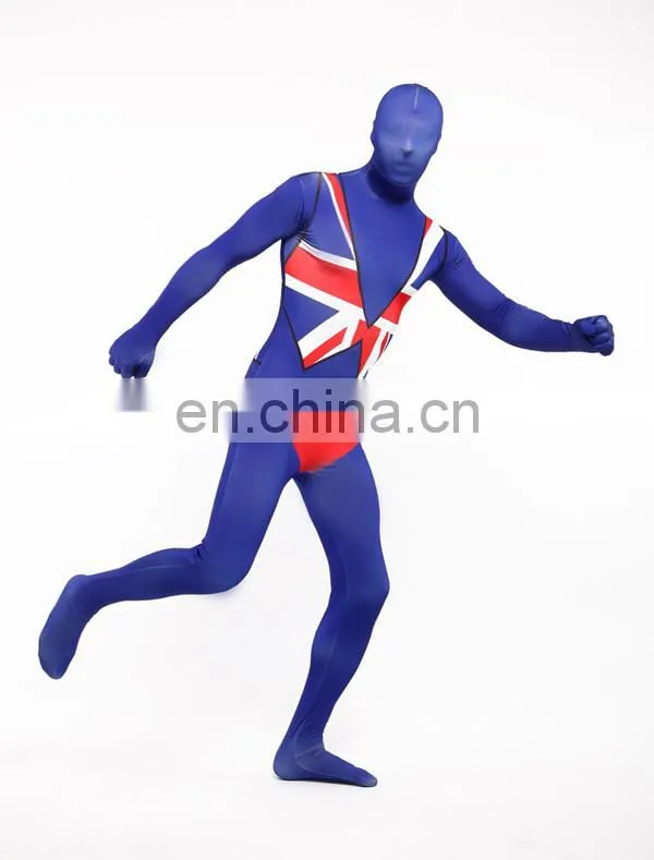 Morph Suit United Kingdom Spandex Full Body Costume UK