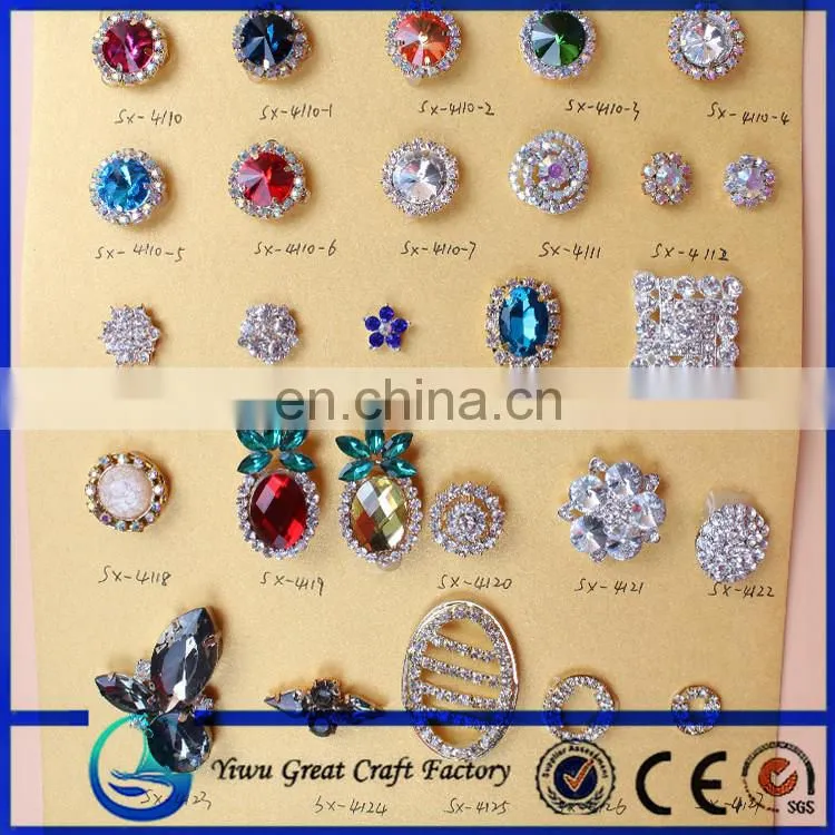 heart Cheap factory China bulk rhinestone brooch pearl brooch rhinestone button