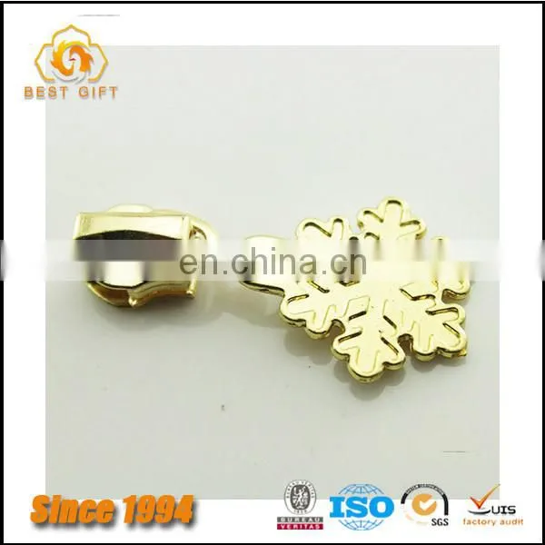 Wholesale Custom Cheap Garment Accessories Jacket Metal Logo Zipper Pulls