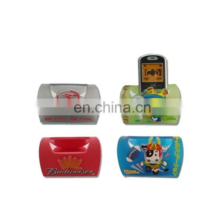 PVC plastic promotional Various style mobile phone holder