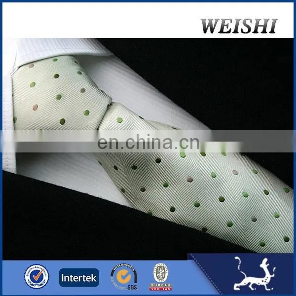 Silk Navy and White Dot Casual Mens Tie