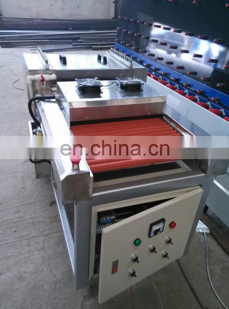 Mini horizontal glass washing and drying machine