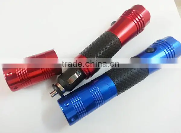 Car LED Rechargeable Flashlight with compass